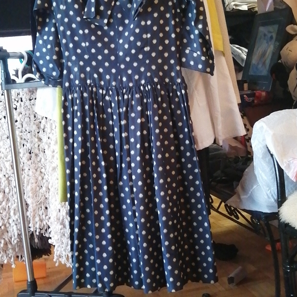 Vintage 1955 A-line homemaker dress - Picture 5 of 6